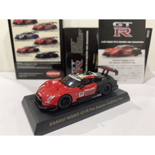 Kyosho 1:64 Nissan R35 Nissan GT-R Black Red XANAVI Suzuka No. โมเดลรถยนต์ God of War 23 God of War โลหะผสม ของเล่นสําหรับเด็ก