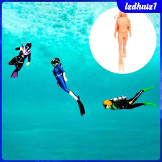 [Lzdhuiz1] โมเดลฟิกเกอร์ 1/64 Diver Figures สําหรับตกแต่ง