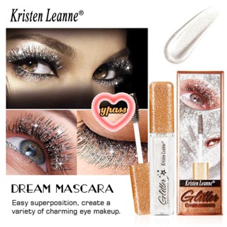 CYREAL CYREAL Kristen Leanne Color Broken Diamond Mascara Pearlescent Sequins Curling Dense Eyelashes Waterproof Long Lasting Pearly Flash