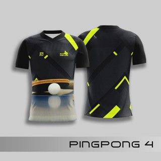 เสื้อยืดแขนสั้น พิมพ์ลายปิงปอง 3R พรีเมี่ยม 3D