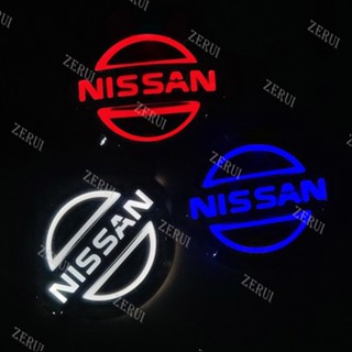 Zr โลโก้ไฟ LED รูปโลโก้รถยนต์ สําหรับ Nissan Sylphy Sunny Bluebird Sunny Navara NP300 NV200 NV350 DIY