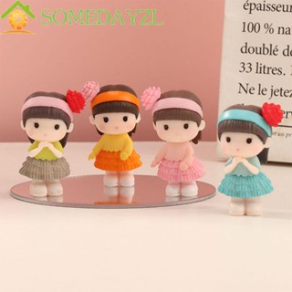 Somedayzl ฟิกเกอร์บอนไซจิ๋ว Kawaii Pretty Garden Decoration Fairy Girl อุปกรณ์เสริม สําหรับตกแต่งภูมิทัศน์