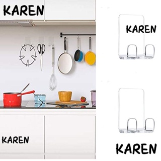 Karen ตะขอแขวนฝักบัวอาบน้ํา อะคริลิคใส ทนทาน 8 ชิ้น