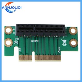 Ann การ์ดไรเซอร์ PCI-Express 4X 90° อะแดปเตอร์ซ็อกเก็ตการ์ดเซิร์ฟเวอร์ PCIe 1U สําหรับคอมพิวเตอร์