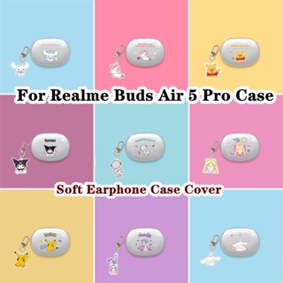 【Case Home】เคสหูฟังนิ่ม แบบใส ลายการ์ตูนน่ารัก สําหรับ Realme Buds Air 5 Pro Realme Buds Air 5 Pro