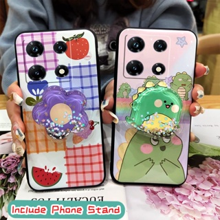 Cute Anti-dust Phone Case For infinix Note30 Pro/X678B Cartoon Durable Fashion Design TPU Anti-knock Kickstand glisten