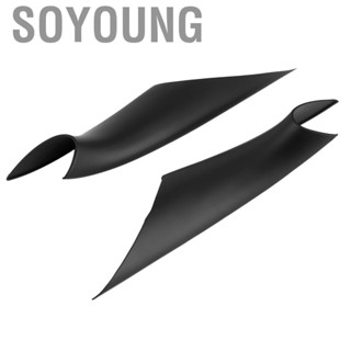 Soyoung 2pcs Car Interior Door Pull Handle Cover Trim Matte Black Fit for BMW 3 Series 4 F30 F80 F82 F33 car accessories