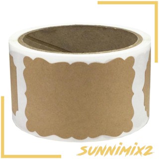 [Sunnimix2] สติกเกอร์ฉลาก DIY สําหรับติดขวดเครื่องเทศ 300 ชิ้น