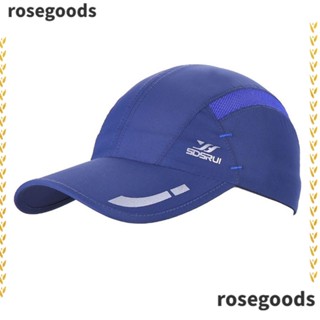 Rosegoods1 หมวกเบสบอล ปรับได้ แฟชั่นฤดูร้อน สําหรับเล่นกีฬากลางแจ้ง