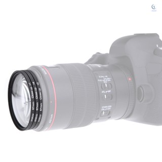 Andoer ชุดฟิลเตอร์โคลสอัพ มาโคร 55 มม. +1 +2 +4 +10 พร้อมกระเป๋า สําหรับ Tamron Sigma Alpha A200 A450 A300 DSLRs