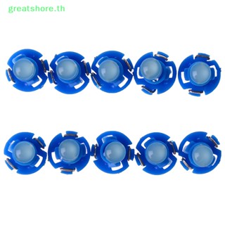 Greatshore ฐานหลอดไฟ led T3 สีฟ้า สําหรับแดชบอร์ด 10 ชิ้น
   Th