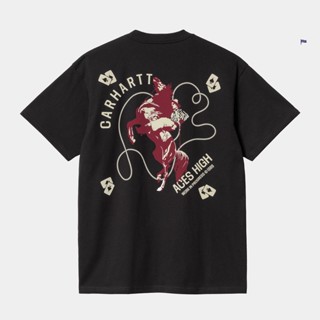 CARHARTT พร้อมส่ง เสื้อยืด แขนสั้น พิมพ์ลาย BIG BUCK STAG RIDER 232029