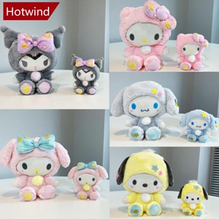 Hotwind ตุ๊กตา Sanrio Kuromi น่ารัก ขนาด 15 ซม. 23 ซม. อุปกรณ์เสริม สําหรับตกแต่งบ้าน ของขวัญเด็กผู้หญิง M9P6