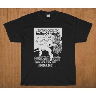 เสื้อยืด พิมพ์ลาย Operation Ivy Tour Punk Rock Concert สไตล์พังก์ร็อค สําหรับผู้ชาย ไซซ์ S ถึง 2Xl