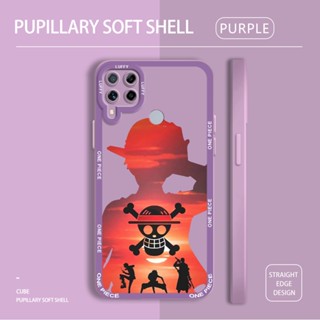 เคสโทรศัพท์ซิลิโคน TPU แบบนิ่ม ลายการ์ตูนลูฟี่ กันกระแทก สําหรับ Realme C2 C3 C11 C12 C15 C20 C20A C21 C25 C25S