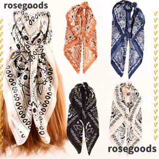 Rosegoods1 ผ้าคลุมไหล่ ผ้าซาติน ทรงสี่เหลี่ยม ขนาดใหญ่ สําหรับชาวมุสลิม