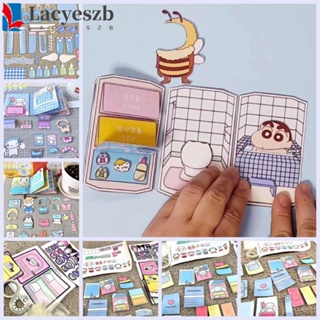 Lacyeszb สติกเกอร์ ลายการ์ตูนชินจัง 3D DIY ของเล่นสําหรับเด็ก