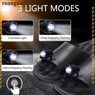Rosegoods1 รองเท้าแตะ Croc มีไฟ LED 2 ชิ้น