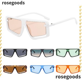 Rosegoods1 แว่นตากันแดด กรอบสี่เหลี่ยม ขนาดใหญ่ สไตล์วินเทจ สําหรับผู้หญิง