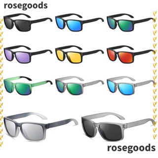 Rosegoods1 แว่นกันแดดโพลาไรซ์ TR90 ป้องกันรังสียูวี สําหรับขี่จักรยาน