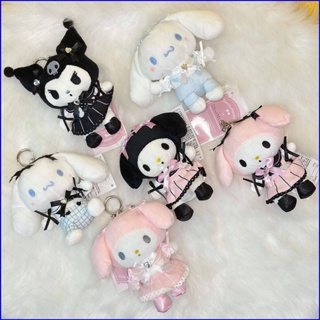 Yt1 ตุ๊กตายัดนุ่น รูป Sanrio Diamond Series Cinnamoroll Melody Kuromi พร้อมชุดโลลิต้า TY1