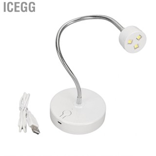 Icegg Gooseneck  Nail Lamp UV Manicure Dryer 3 Light Chips