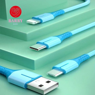 Barry 3 In 1 สายชาร์จ Micro Usb 1 ม. / 1.5 ม. สายชาร์จเร็ว เพื่อความปลอดภัย 3 In 1 สายชาร์จเร็วมาก