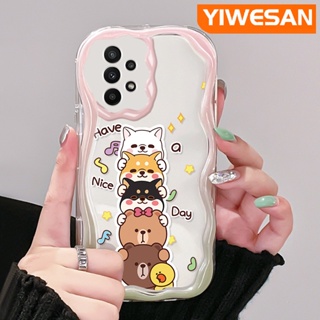 เคสมือถือ แบบนิ่ม แบบใส ลายการ์ตูนสัตว์ กันกระแทก สําหรับ Samsung galaxy A22 4G A22 5G M22 A21s A23 A24