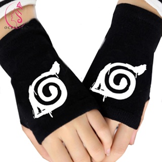 Oceanmap ถุงมือคอสเพลย์ นารูโตะ Hatake Kakashi Fingerless