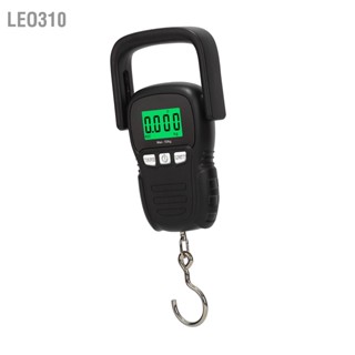 Leo310 Electronic Hook Scale เครื่องชั่งแขวนดิจิตอลแบบพกพาในตัวแสดงอุณหภูมิเทปวัด