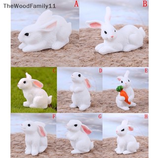 Tt ตุ๊กตากระต่ายจิ๋ว สําหรับตกแต่งสวน diy 1 ชิ้น