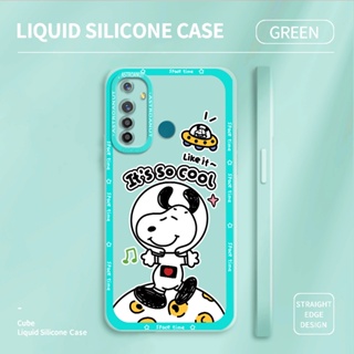 เคสโทรศัพท์มือถือซิลิโคน TPU แบบนิ่ม ลายการ์ตูน Snoopy กันกระแทก สําหรับ Realme 3 5 5S 5i 6i 6 Pro