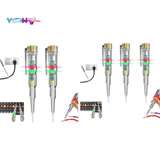 ปากกาทดสอบวงจรไฟฟ้า 24-250V พร้อมไฟแสดงสถานะ LED กันน้ํา