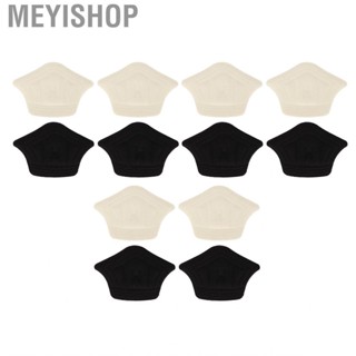 Meyishop (Black White)6 Pairs Heel Grips Liner Cushions Inserts For Loose Shoes