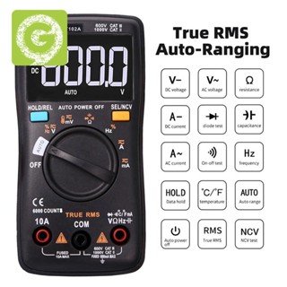 Bside ZT-102A LCD 6000 เครื่องทดสอบแรงดันไฟฟ้า มัลติมิเตอร์ โหมดคู่ อัตโนมัติ / แมนนวล