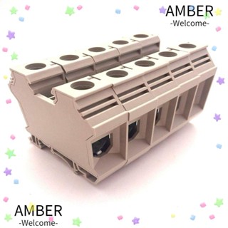 Amber รางเชื่อมต่อสายไฟ 150A 600V DK35N 1/0-12AWG กันไฟ 5 ชิ้น