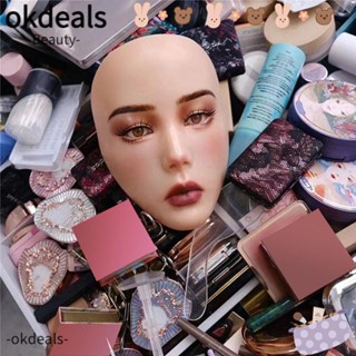 Okdeals แผ่นบอร์ด สําหรับฝึกแต่งหน้า ทาสีขนตา ใช้ซ้ําได้