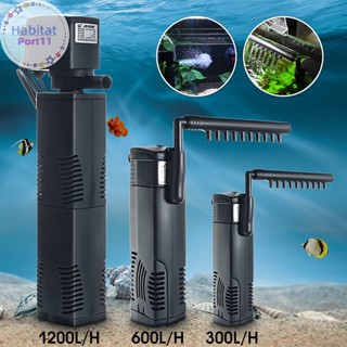 Habitatport อุปกรณ์กรองน้ํา 1200L/H สําหรับตู้ปลา
 Th