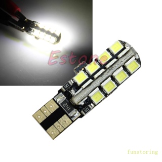 Fun หลอดไฟเบรกท้ายรถยนต์ LED DC12V T10 2835 32LED 3528