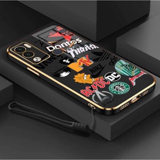 เคสซิลิโคนนิ่ม พร้อมสายคล้อง ป้องกันกล้อง สําหรับ Infinix Hot 12 Play