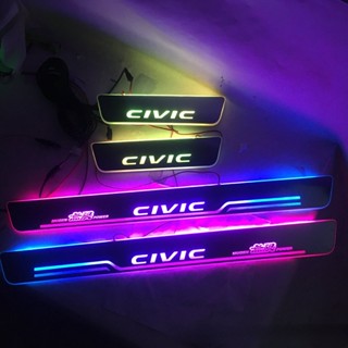 แผ่นกันรอยประตู led สําหรับ Honda CIVIC 11