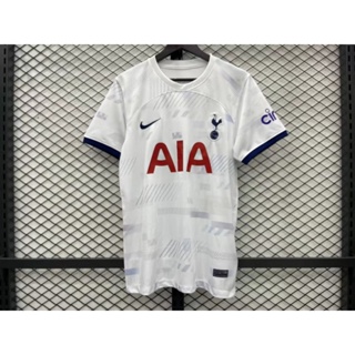 เสื้อกีฬาแขนสั้น ลายทีมชาติฟุตบอล Tottenham 23 24 ชุดเหย้า สําหรับผู้ใหญ่