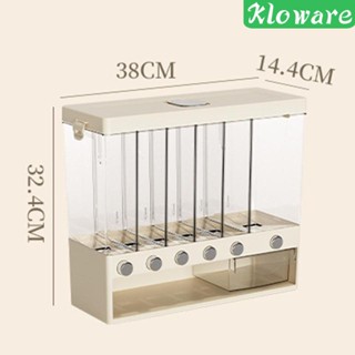 [Kloware] เครื่องจ่ายซีเรียล 10 กก. สําหรับเคาน์เตอร์ครัวเรือน