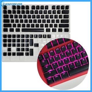 Ev ปุ่มกดคีย์บอร์ดเล่นเกม PBT RGB OEM Profile 108 คีย์ ทนทาน