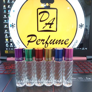 ขวดน้ำ ขวดลูกกลิ้งเกลียวฝาสี 10 ml./ใบละ 15