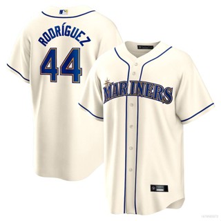 เสื้อคาร์ดิแกนเบสบอล พลัสไซซ์ HQ1 2023 MLB Seattle Mariners Julio Rodriguez