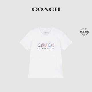 ❍COACH/Coach ladies cat T-shirt fresh and versatile_02