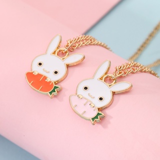 พร้อมส่ง สร้อยคอ จี้การ์ตูนกระต่าย แครอท น่ารัก แฟชั่น สําหรับผู้หญิง ของขวัญคริสต์มาส