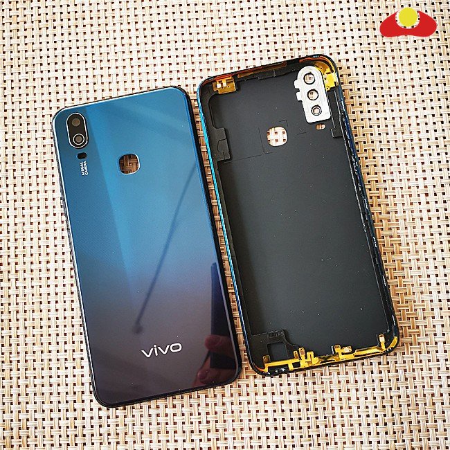 สําหรับ Vivo Y11 ( 2019 ) 1906 ฝาหลังแบตเตอรี่เคสประตูกระจกด้านหลัง