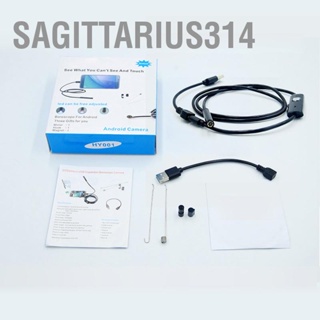  Sagittarius314 กล้องเอนโดสโคปโทรศัพท์ HD ขนาด 7 มม. พร้อมกล้องเอนโดสโคป USB กันน้ำมัลติฟังก์ชั่นน้ำหนักเบา